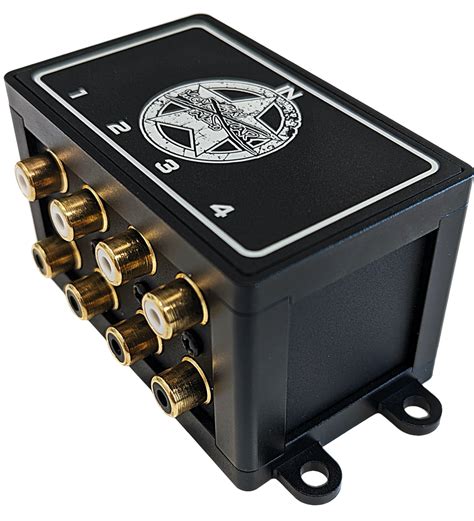 amplifier tv rca speaker wire distribution box|SHCA Premium 1 to 4 RCA Distribution block.